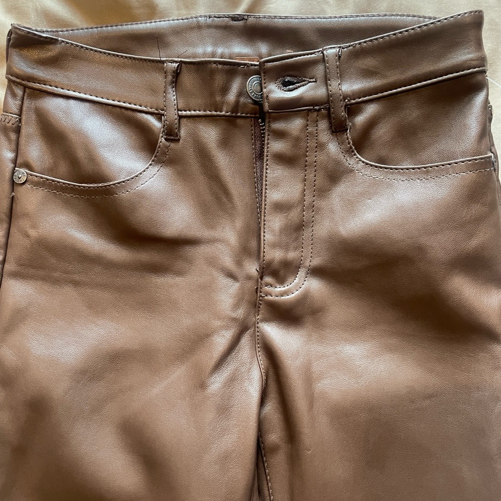 Free People Faux Leather pants